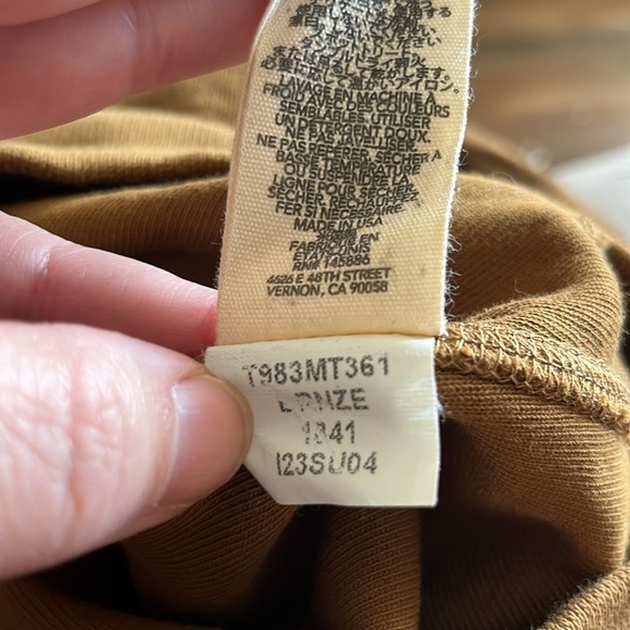 The Great Bronze Micro Terry Knit V-Neck Sweater NWT Size 1 (U.S. Size Small) - Picture 8 of 11